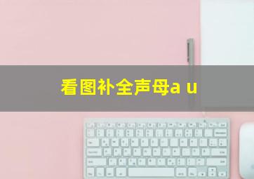 看图补全声母a u